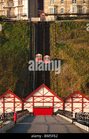 Klippe hebt im Saltburn by-Sea, Cleveland, England Stockfoto