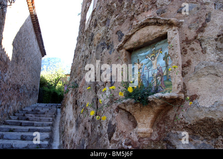 Kreuzweg, Deia, Mallorca, Spanien Stockfoto