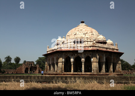 Isa Khan Niyazi oder Niazi Grab, Bestandteil der Humayun oder Humayuns Grab Komplex in Delhi, Indien. Stockfoto