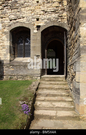 BISCHOFSPALAST.  LINCOLN.  LINCOLNSHIRE.  ENGLAND.  UK Stockfoto