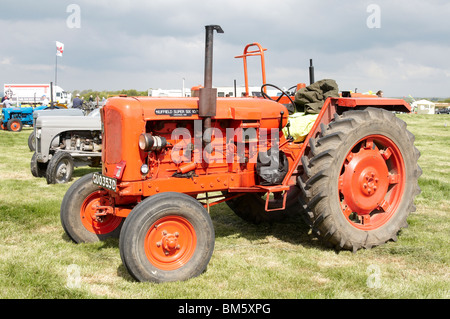 Klassische Traktoren angezeigt bei der Bill Targett Memorial Rallye statt auf Matterley Farm, Winchester am 15. Mai 2010. Stockfoto