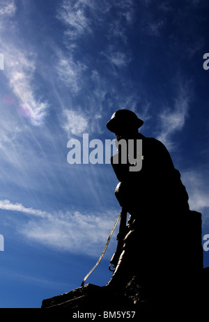 Weltkrieg 1, Denkmal, Marktplatz, Huntingdon Cambridge, Großbritannien der erste Weltkrieg, bleibende Erinnerung, tapfere Soldaten, Erinnerung, Parade, Opfer. Stockfoto