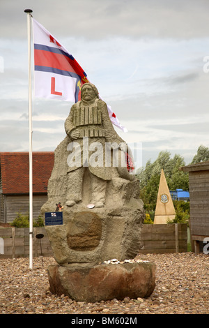 RNLI-Denkmal im National Memorial Garden Stockfoto