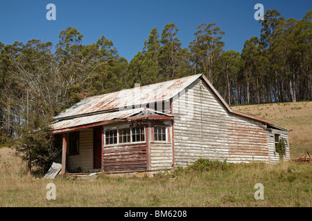 Verfallenes Bauernhaus in der Nähe von Railton, nördlichen Tasmanien, Australien Stockfoto