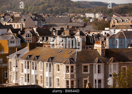 Großbritannien, England, Devon, Ilfracombe, Promenade, Zentrum Stadtgebäude Stockfoto