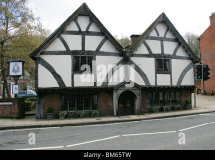 Alten Chesil Pfarrhaus, Winchester, Hampshire, UK gebaut 1450 Chesil Street Stockfoto