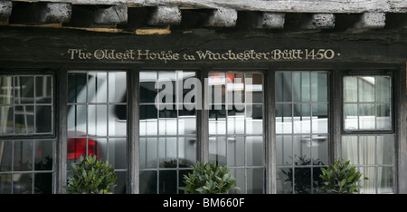 Alten Chesil Pfarrhaus, Winchester, Hampshire, UK Stockfoto