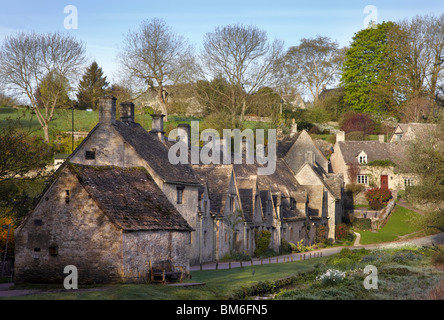 Arlington Row im Dorf Bibury, Gloucestershire, England. Stockfoto