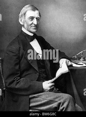 Waldo - US-Dichter und Essayist (1803-82) Stockfoto