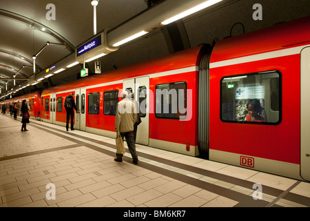 Marktplatz-u-Bahnstation, Frankfurt am Main, Deutschland Stockfoto