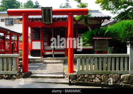 Traditionelles Haus, Miyajima, Itsukushima, Honshu, Japan Stockfoto