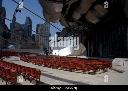 Jay Pritzker Pavilion. Millennium Park Stockfoto