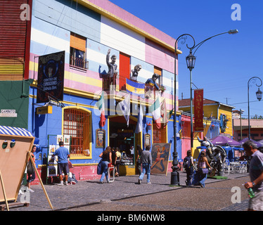 Caminito de Exposiciones (Ausstellungszentrum), Caminito, La Boca, Buenos Aires, Argentinien Stockfoto