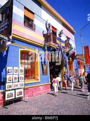 Caminito de Exposiciones (Ausstellungszentrum), Caminito, La Boca, Buenos Aires, Argentinien Stockfoto