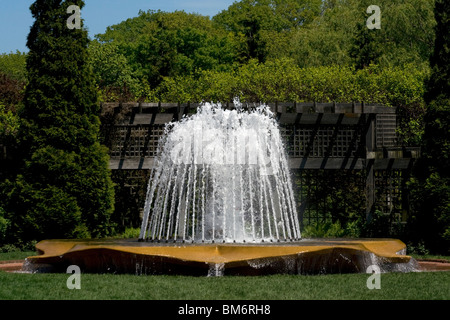 Chicago Botanic Garden Brunnen Stockfoto