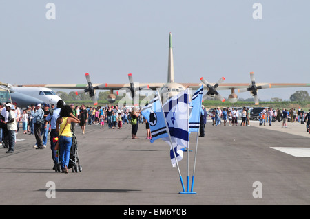 Israel, Tel Nof IAF Basis ein Israeli Air force (IAF) Ausstellung Stockfoto