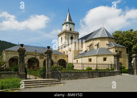 Arceniaga, das baskische Land, Spanien; Heiligtum der Encina (Santuario De La Encina) Stockfoto