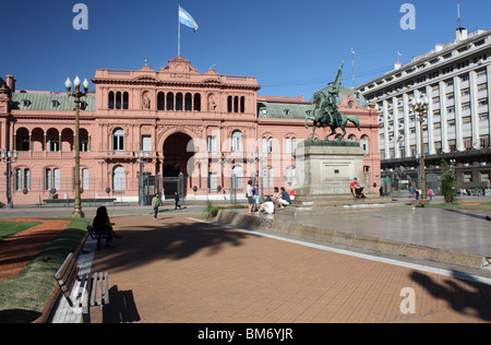 Casa Rosada, Plaza de Mayo, Buenos Aires Stockfoto