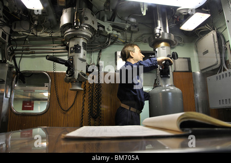 USS Nautilus - die 1. US-Atom-u-bei The Submarine Force Museum, Groton, Connecticut, USA Stockfoto