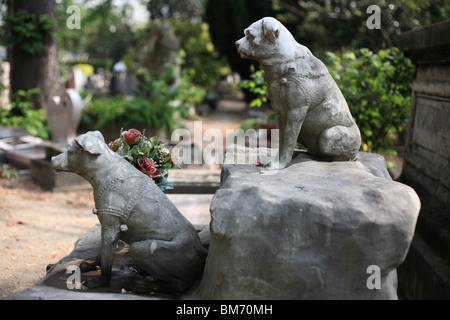 Cimetière des Chiens d'Asnières-Sur-Seine Frankreich Stockfoto