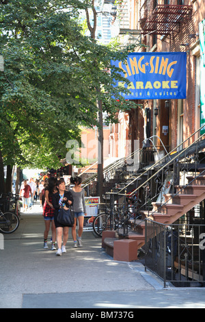 St. Marks Platz, Greenwich Village, East Village, Manhattan, New York City, USA Stockfoto