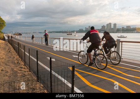 New York City, NY Riverwalk in Riverside Drive Stockfoto