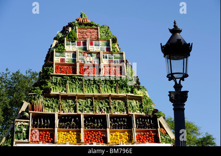 Zeigen Sie Natur Capitale, Champs-Elysées, Paris, Frankreich Stockfoto