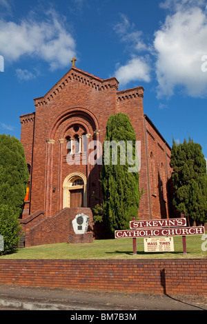 Katholische Kirche St. Kevins, Bangalow, New South Wales, Australien Stockfoto