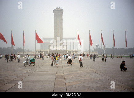 Denkmal für der Menschen Helden, Platz des himmlischen Friedens, Peking, China Stockfoto