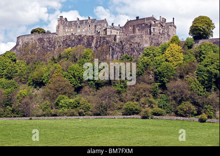 Stirling Castle in Schottland, von Westen gesehen Stockfoto