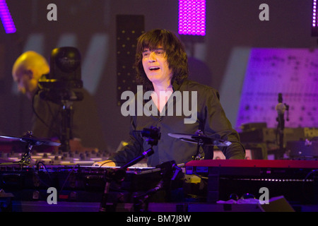 Jarre auf der Bühne (2010/03/21) Stockfoto