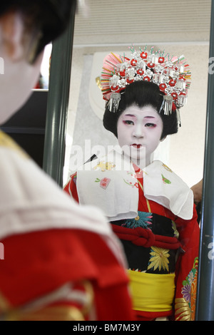 Tokio (Japan): "Edo Yoshiwara Oiran Dochu" Parade (2010/04/10) Stockfoto