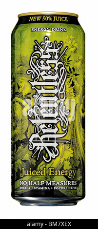 Ein kann von Relentless Energydrink Stockfoto