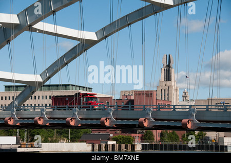 Frederick Douglass - Susan B. Anthony Memorial Bridge Stockfoto