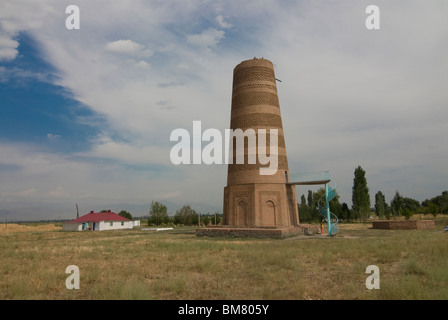 Burana Turm, Minarett, Burana, Kirgisistan Stockfoto