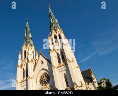 Kathedrale St. Johannes des Täufers, Savannah, Georgia, USA Stockfoto