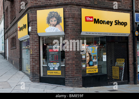 Die Geld-Shop basierend auf Friar Lane, Nottingham England UK Stockfoto