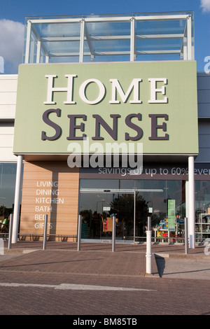 Nach Hause Sinn Ladengeschäft im Schloss Marina Retailpark, Nottingham England UK Stockfoto