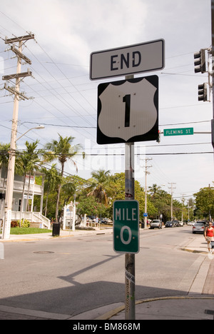 U.S. Highway One Key West Florida USA beenden