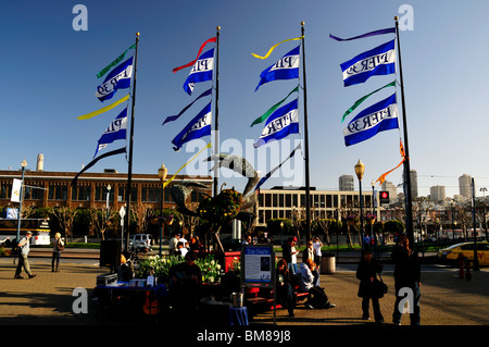 Pier 39, Fishermans Wharf. San Francisco, Kalifornien, USA. Stockfoto