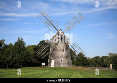 Alte Windmühle Haken, East Hampton, den Hamptons, Long Island, New York, USA Stockfoto