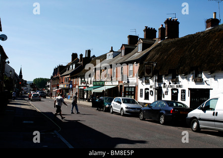 Hauptstraße in Wareham Stadt Dorset Süden westlich von England uk 2010 Stockfoto