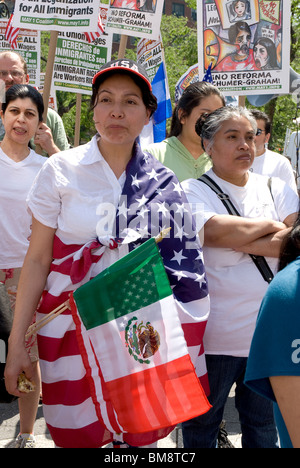 1. Mai 2010, Protest gegen Arizona Senat Bill 1070 Gesetzgebung unterzeichnet in Gesetz im US-Bundesstaat Arizona-siehe Beschreibung Stockfoto