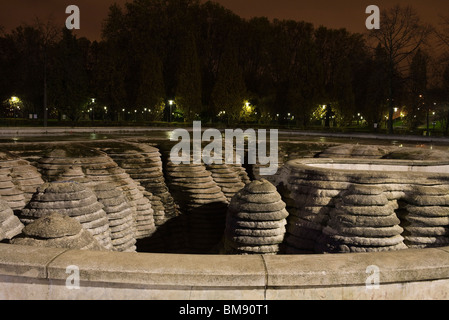 La Fontaine Canyoneaustrate, Parc de Bercy, Paris, Frankreich Stockfoto