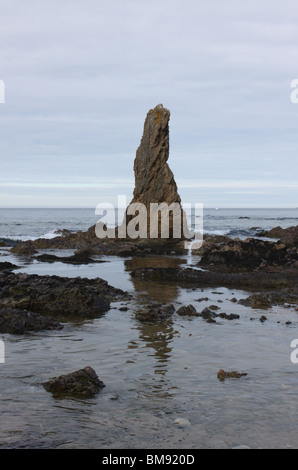 Eine der drei Könige rock Pinnacles bei cullen Strand Schottland Mai 2010 Stockfoto