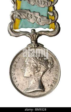 Krim-Krieg-Medaille (Nachbau) Stockfoto