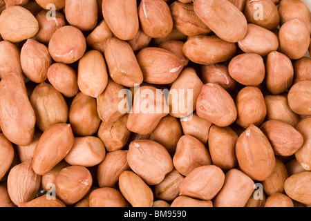 Shellless Erdnuss Nahaufnahme Schuss Stockfoto