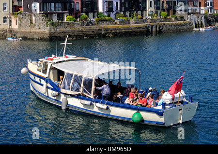 Mawes, Falmouth Fähre kommend im Dock in Falmouth, Cornwall, uk Stockfoto