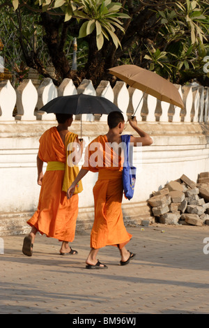 Buddhistische Mönche Vientiane, Laos. Stockfoto