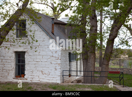 Frijole Ranch Kulturmuseum, Guadalupe Mountains Nationalpark, Texas Stockfoto